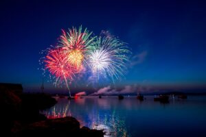 Fireworks on New Years Eve