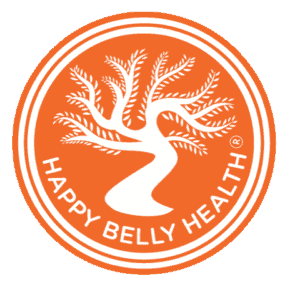 Happy Belly Health logo Nutritionist for Gut Health, Hormones & Metabolic Wellness