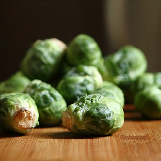 Brussel sprouts, a cruciferous vegetable